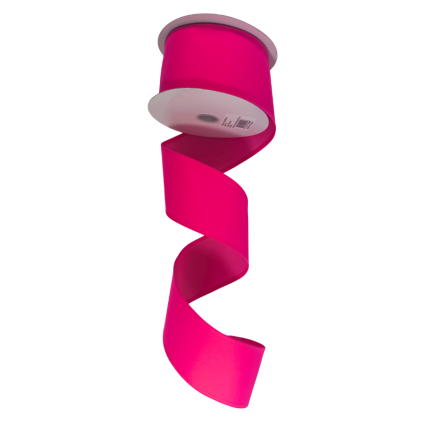 2.5" x10yd Hot Pink Velvet Ribbon