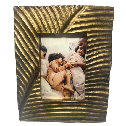 Rustic Gold Textured Picture Frame