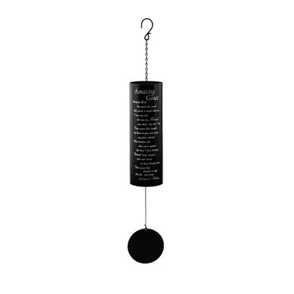 34.5" Metal Windchime- Amazing Grace