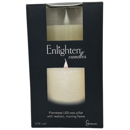 3.75" x 6" Enlighten Flameless Candle