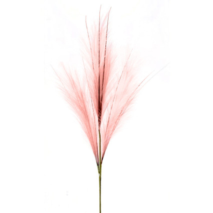 36" Faux Feather Pine Spray - Sandy Pink