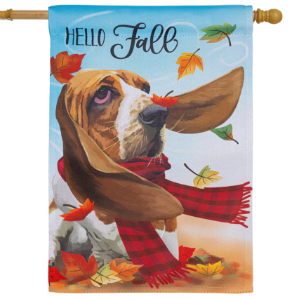 Falls A Breeze Suede House Flag