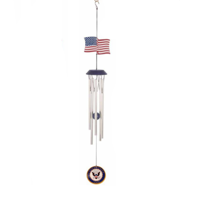 Navy w/Flag Windchime
