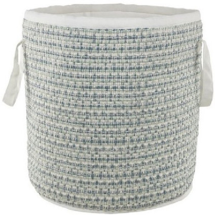 Blue, White, & Green Indoor-Outdoor Basket