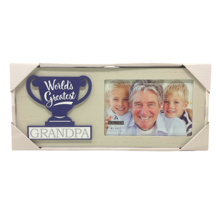 12”x 5” World's Greatest Grandpa Picture Frame
