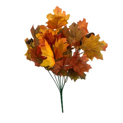 16" Fall Maple Leaf bush