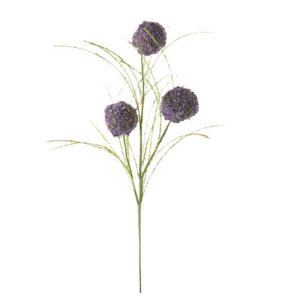 22" Ball Grass Spray-Lavender