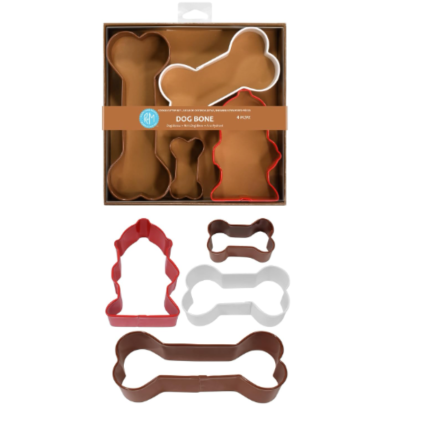 Dog Bone Cookie Cutter Set