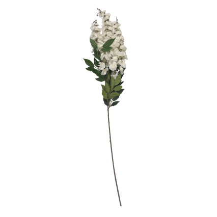 40" Wisteria Hanging Bush - White