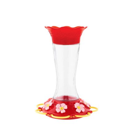 Wildflower 20oz Glass Hummingbird Feeder