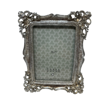 5x7 Silver Decorative Picture Frame