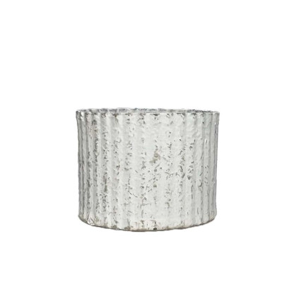 Crimpled Napkin Ring - Cream