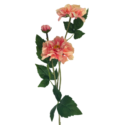 24" Dahlia spray- Coral