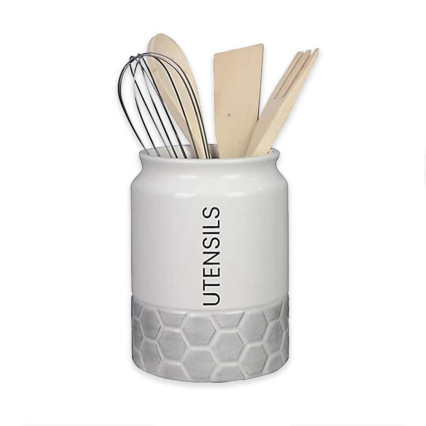 Ceramic Modern Country Tool Holder with Utensils