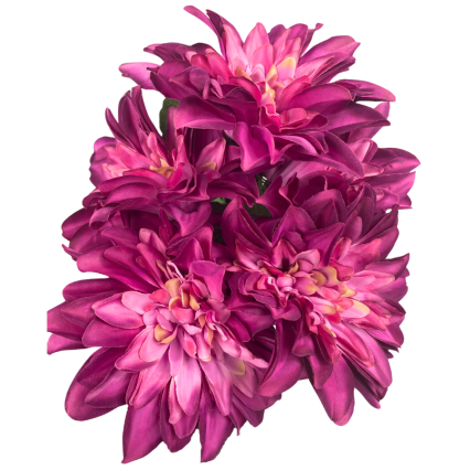 20" Purple Chrysanthemum Bush