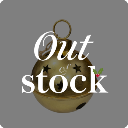 22" Metal Gold Metallic Hanging Jingle Bell