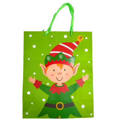 12.5" Elf Gift Bag
