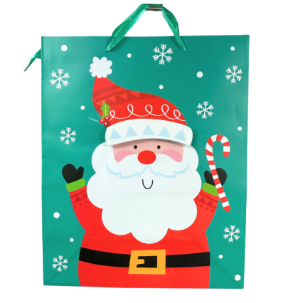 12.5" Santa Gift Bag