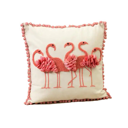 16" Flamingo Pillow
