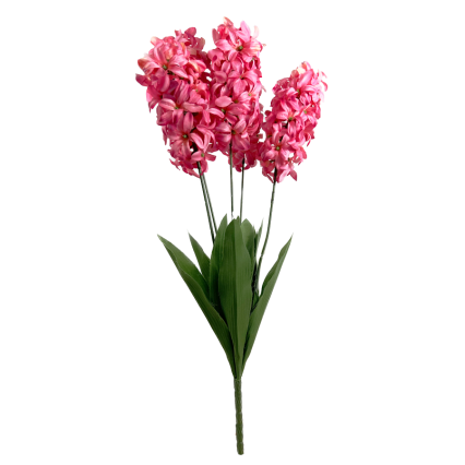 24" Hyacinth Bush- Dark Pink