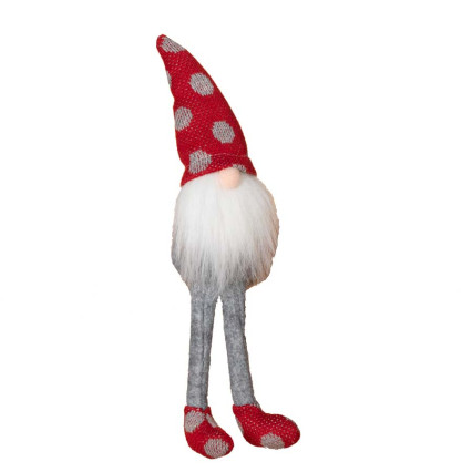 12.5" Holiday Plush Gnome Shelf Sitter - Red Hat