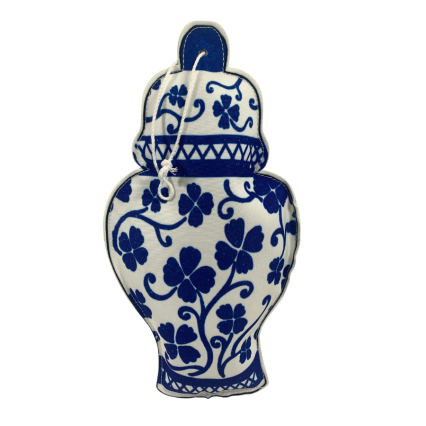 12" Blue Chinoiserie Ornament