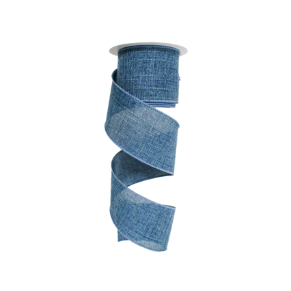 2.5" x 10yd Denim Canvas Ribbon