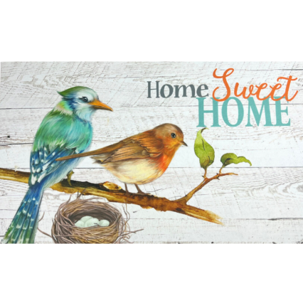 Birds Home Sweet Home Door Mat