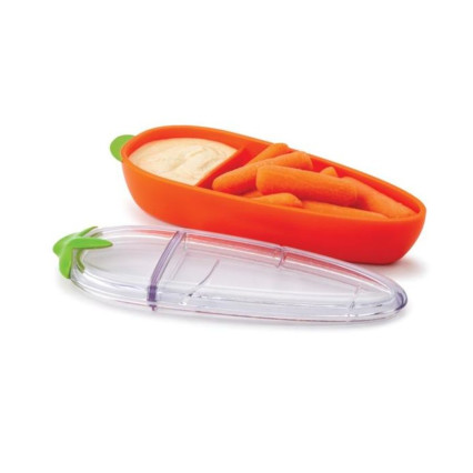 Carrot Snack and Dip Carry Bowl by Joie