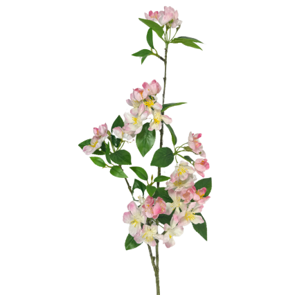 35" Crab Apple Blossom Spray