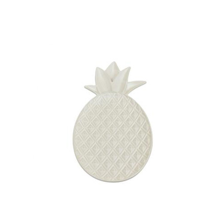 11"x5.5" SM Ceramic Pineapple Plate