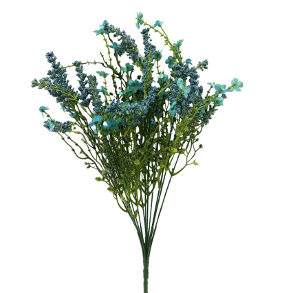 18" Baby's Breath Filler Bush-Blue