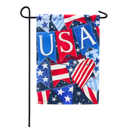 USA Banner Garden Flag