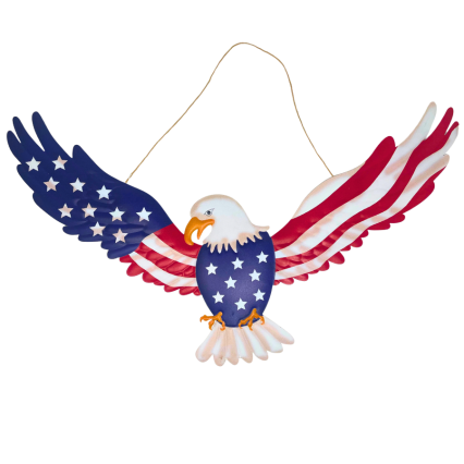 28" American Eagle Hanging Decor