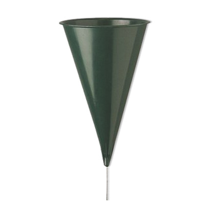 4" Metal Cone - Green