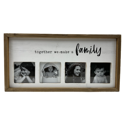 4-Photo Picture Frame- Family