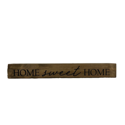 Wood Block Tabletop Sign - Home Sweet Home
