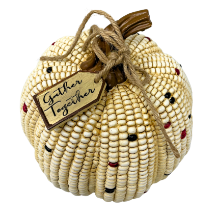 Resin Harvest Corn Pumpkin - Gather Together