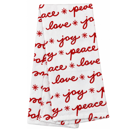Peace, Love & Joy Kitchen Towel