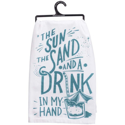 Drink In Hand Kitchen Towel