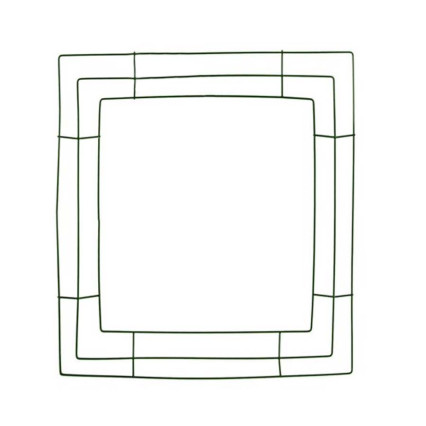 Wire Wreath Form - 14" Square