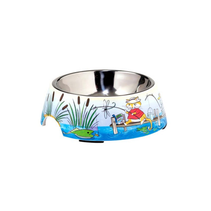Small Cat Bowl- Cats Gone Fishing