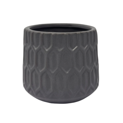 3" Ceramic Vase - Grey