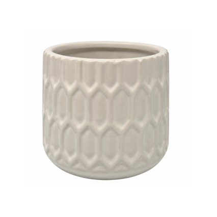 3" Ceramic Vase - White