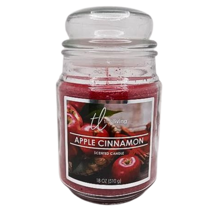 True Living Candle- Apple Cinnamon