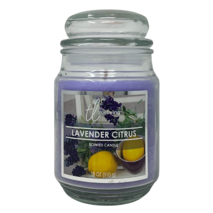 True Living Candle-Lavendar Citrus