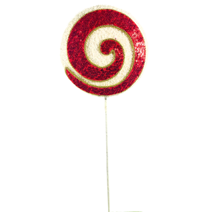 20" Peppermint Lollipop Decor