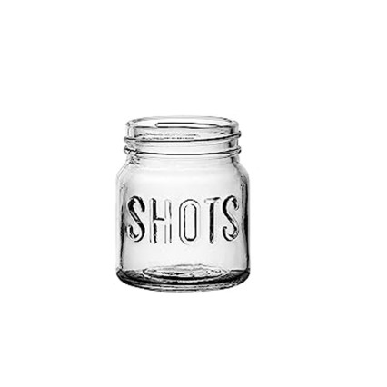 4.9 oz Kickers Embossed Shot Glass - Set of 6