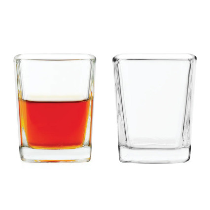 2.3 oz Eastside Square Shot Glass - Set of 6