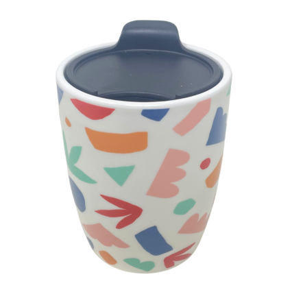 7oz Ceramic Abstract Tumbler